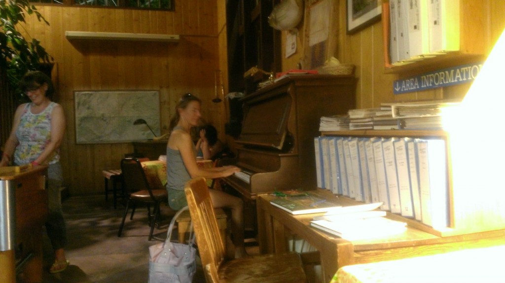 From the moment she saw that piano, she had to play it.
