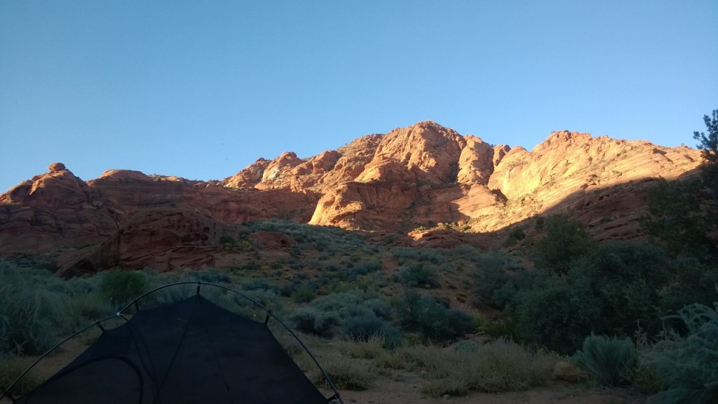 The view from Camp