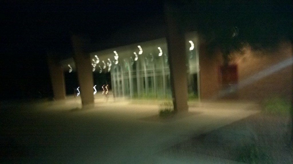 Blurry as it might be, these are the main doors